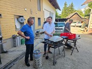 Grillerei beim Lois
